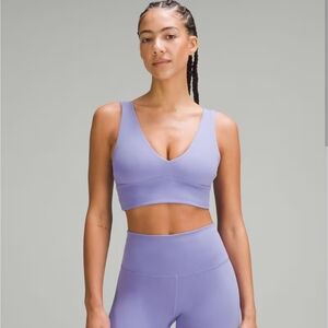 lululemon athletica Lavender V-Neck Sports Bra